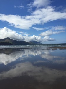 A beach scene, Inch, County Kerry.